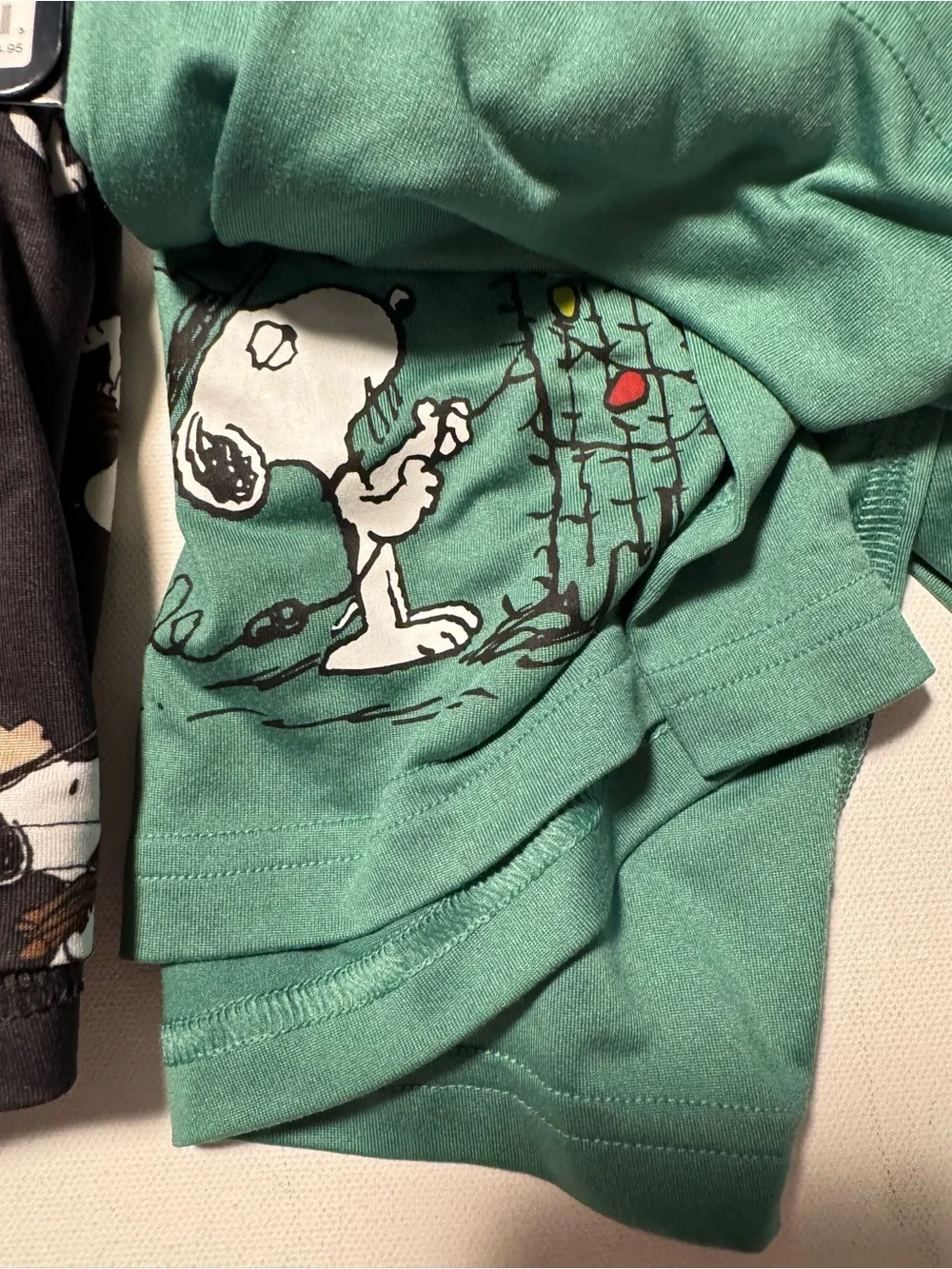 Snoopy Boxers Mens Small American Eagle Gray Green Lot Of 2